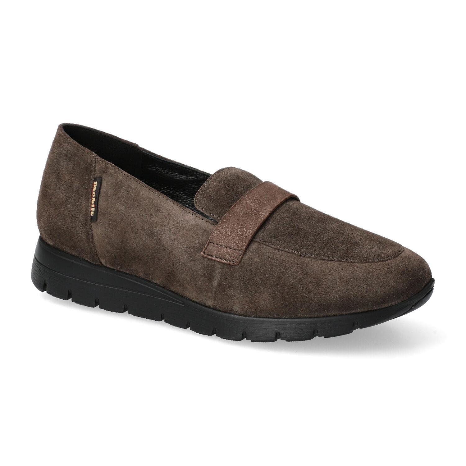 mocassins femme modèle Dixie brun fonce - Mephisto